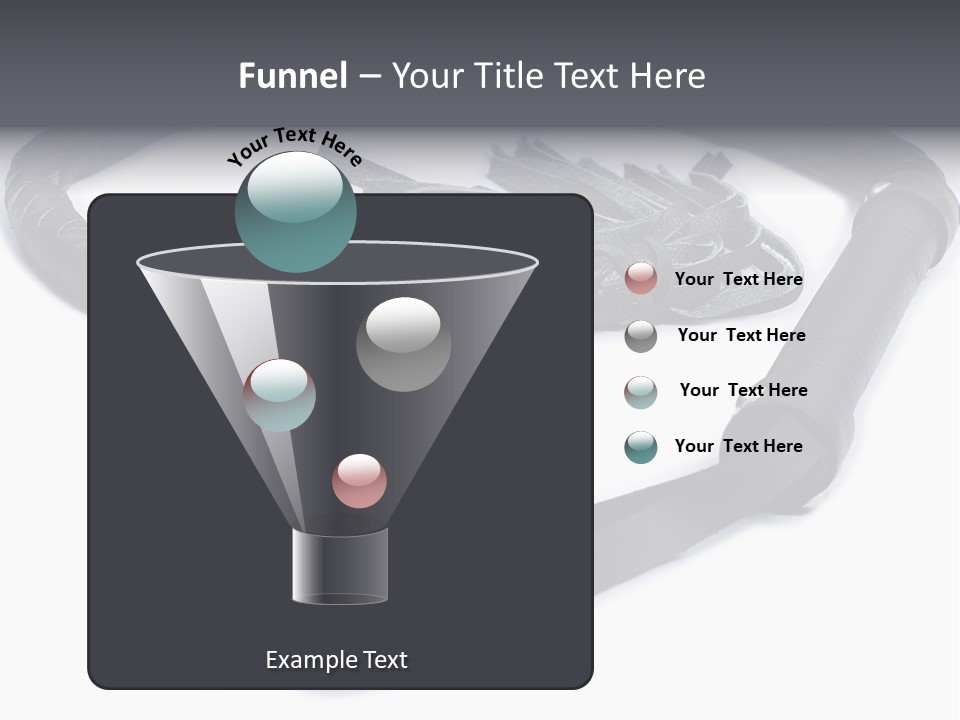 White Background Whip PowerPoint Template