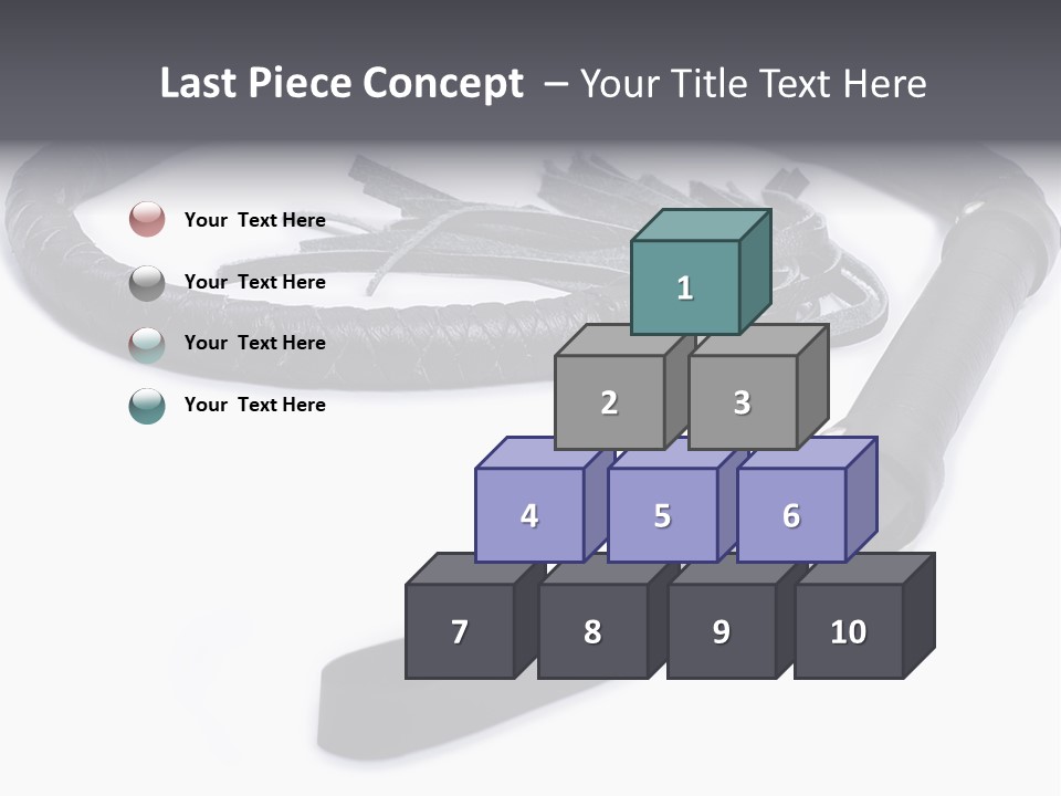 White Background Whip PowerPoint Template