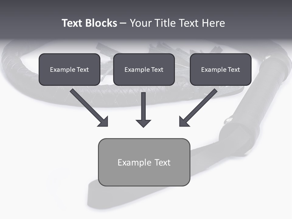 White Background Whip PowerPoint Template