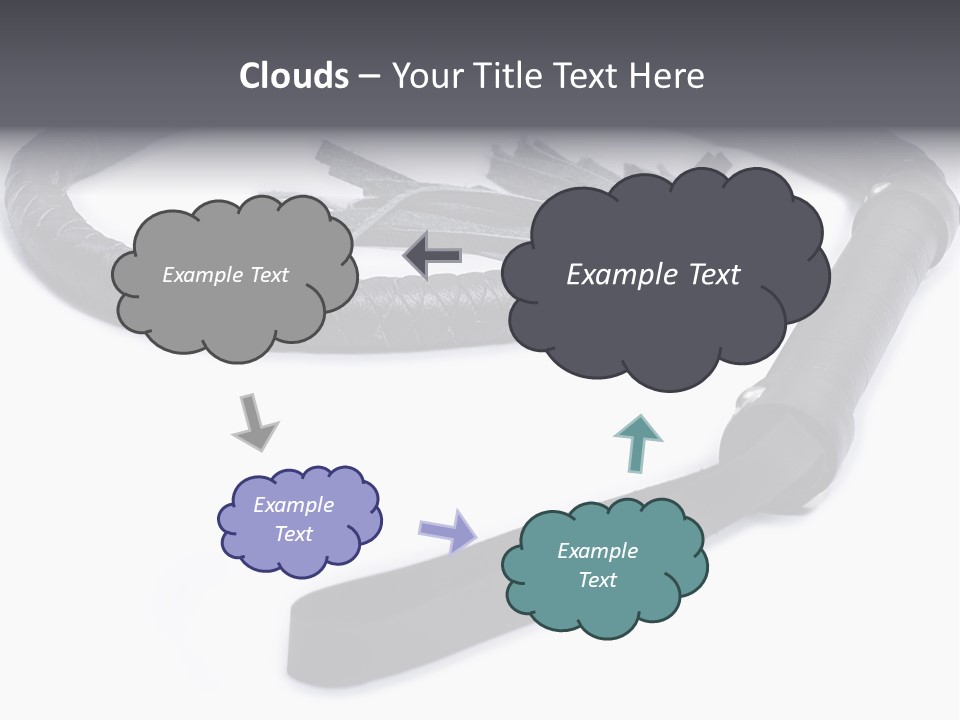 White Background Whip PowerPoint Template