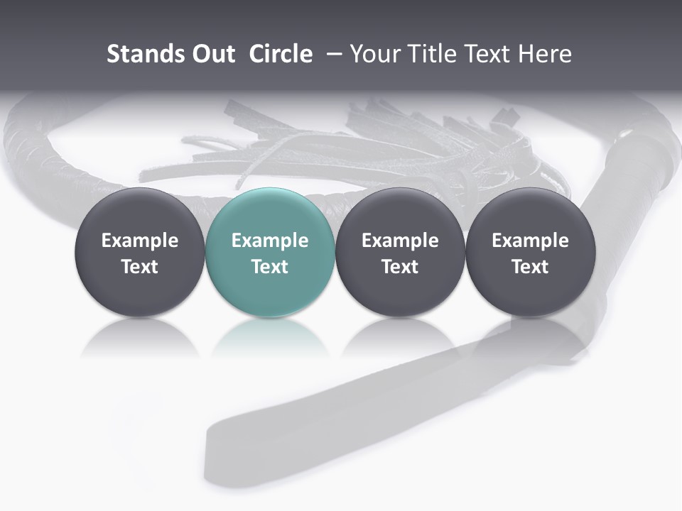 White Background Whip PowerPoint Template