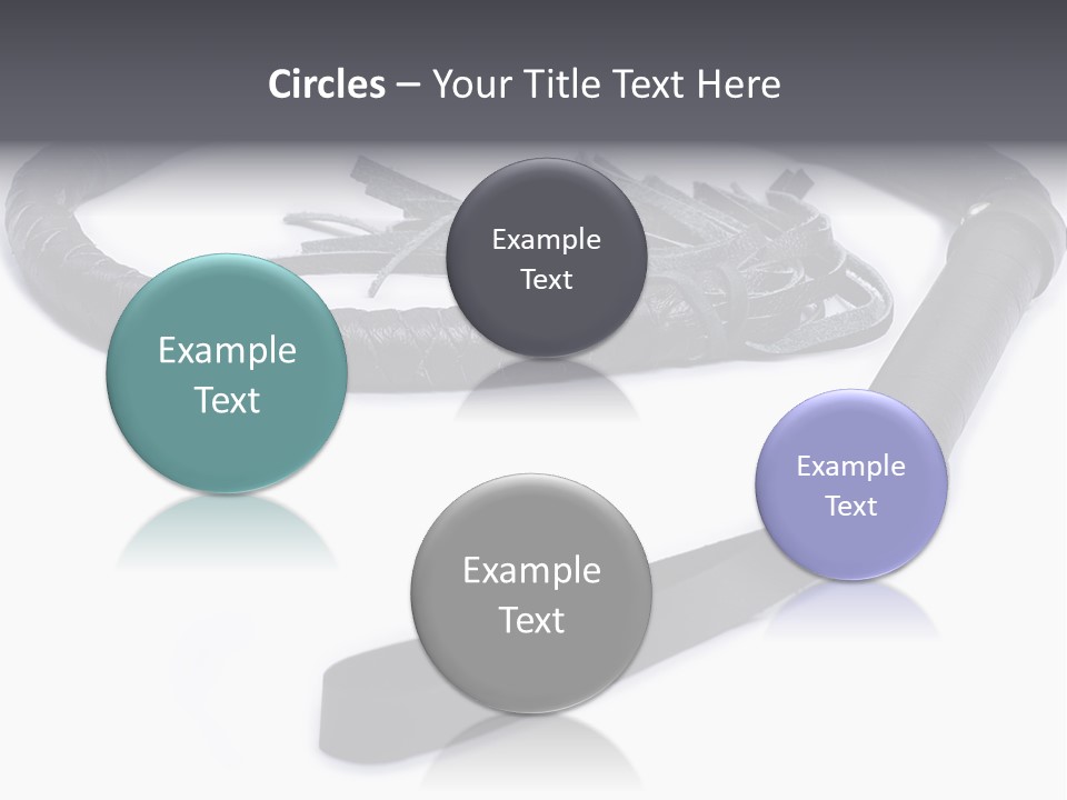 White Background Whip PowerPoint Template