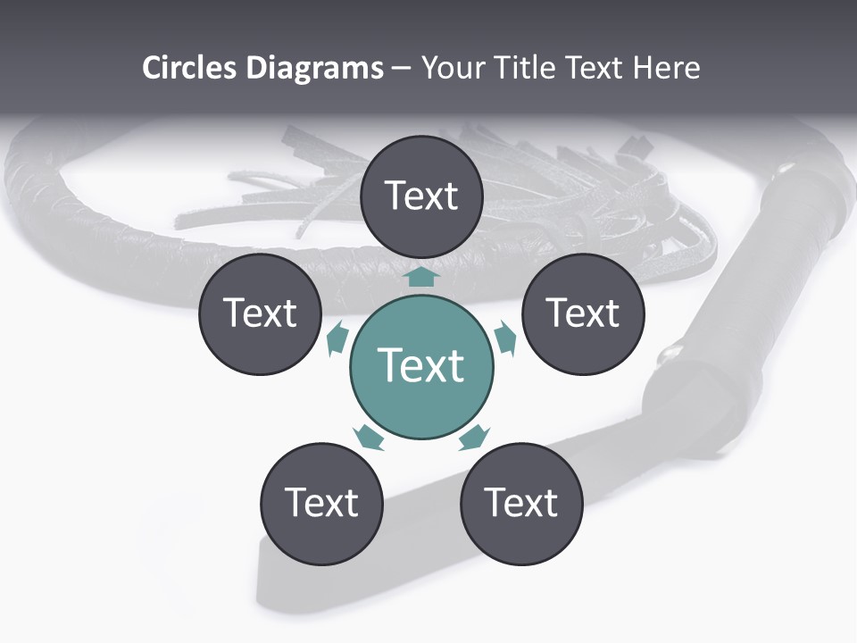 White Background Whip PowerPoint Template