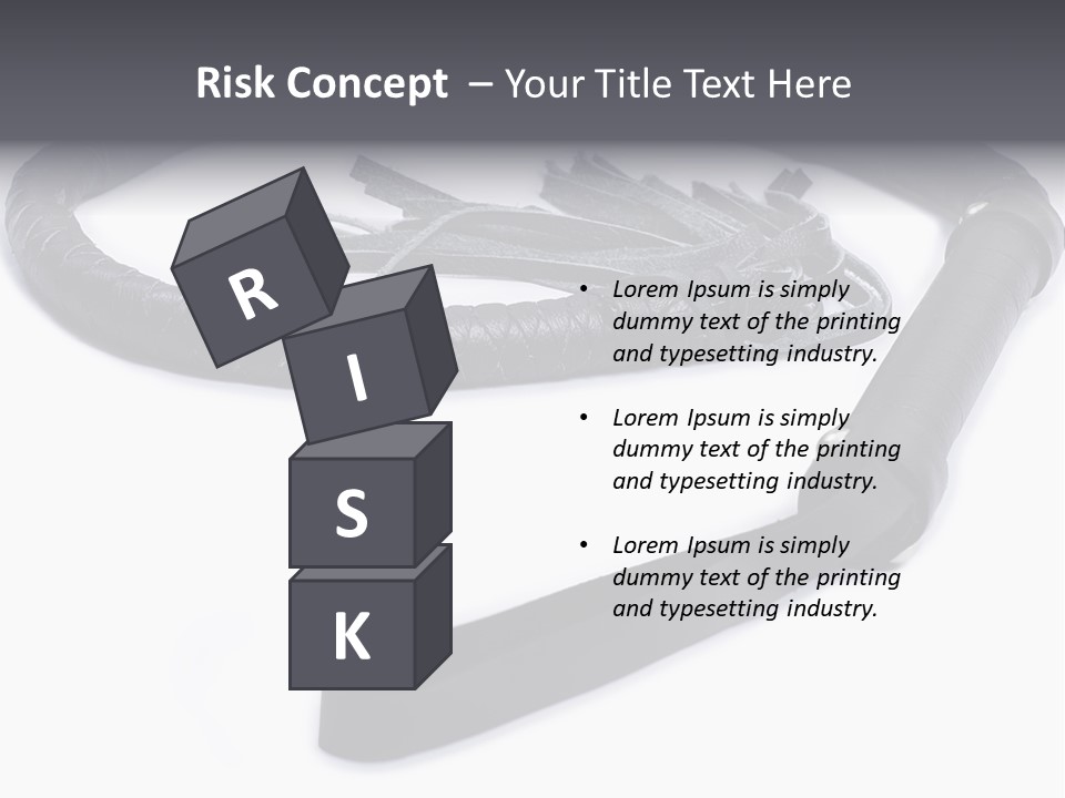 White Background Whip PowerPoint Template