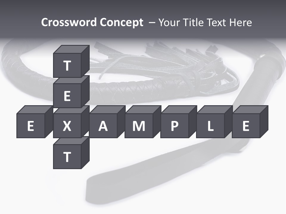 White Background Whip PowerPoint Template