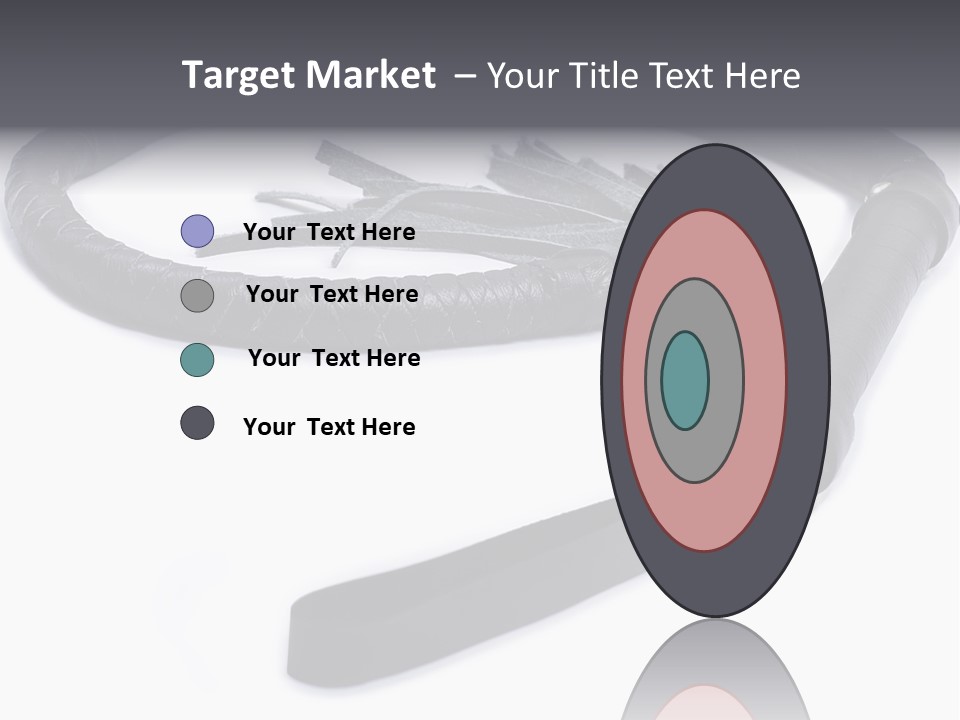 White Background Whip PowerPoint Template