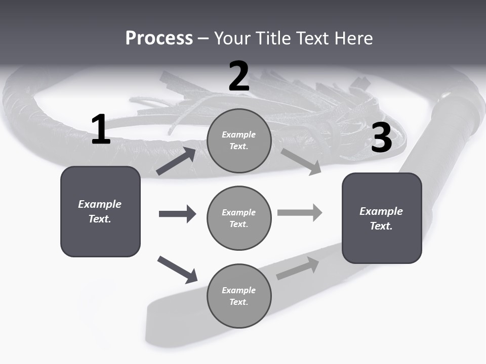 White Background Whip PowerPoint Template