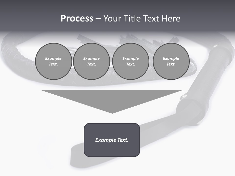 White Background Whip PowerPoint Template