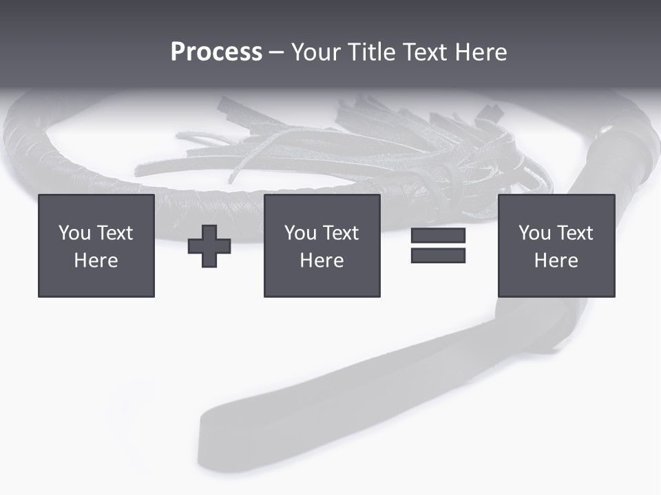 White Background Whip PowerPoint Template