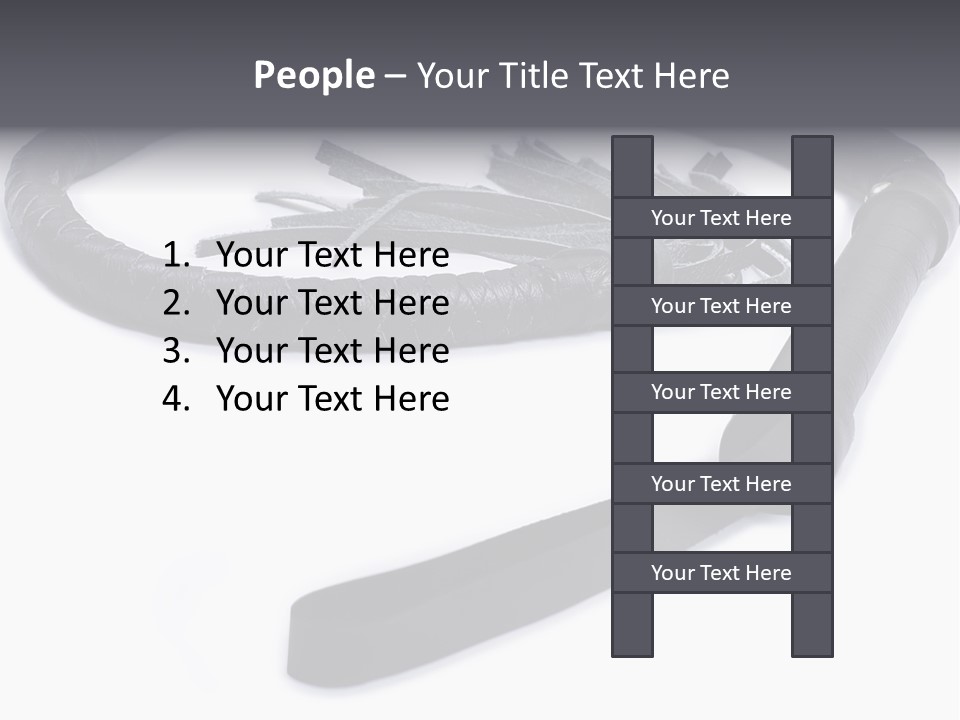 White Background Whip PowerPoint Template