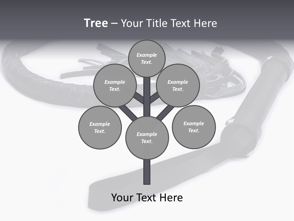 White Background Whip PowerPoint Template