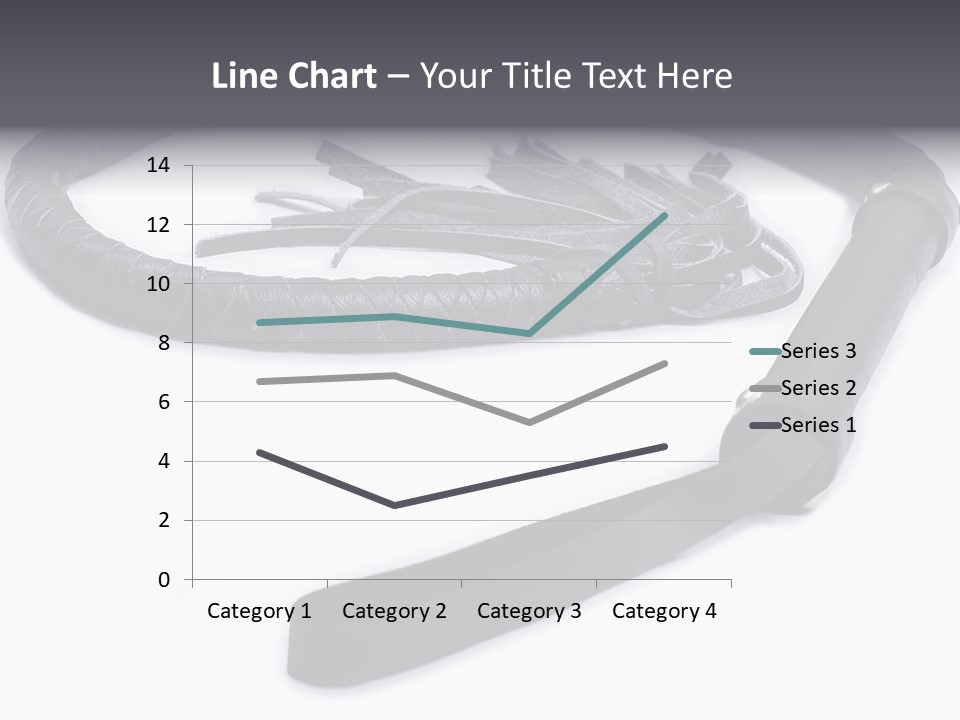 White Background Whip PowerPoint Template