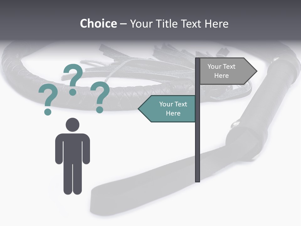 White Background Whip PowerPoint Template