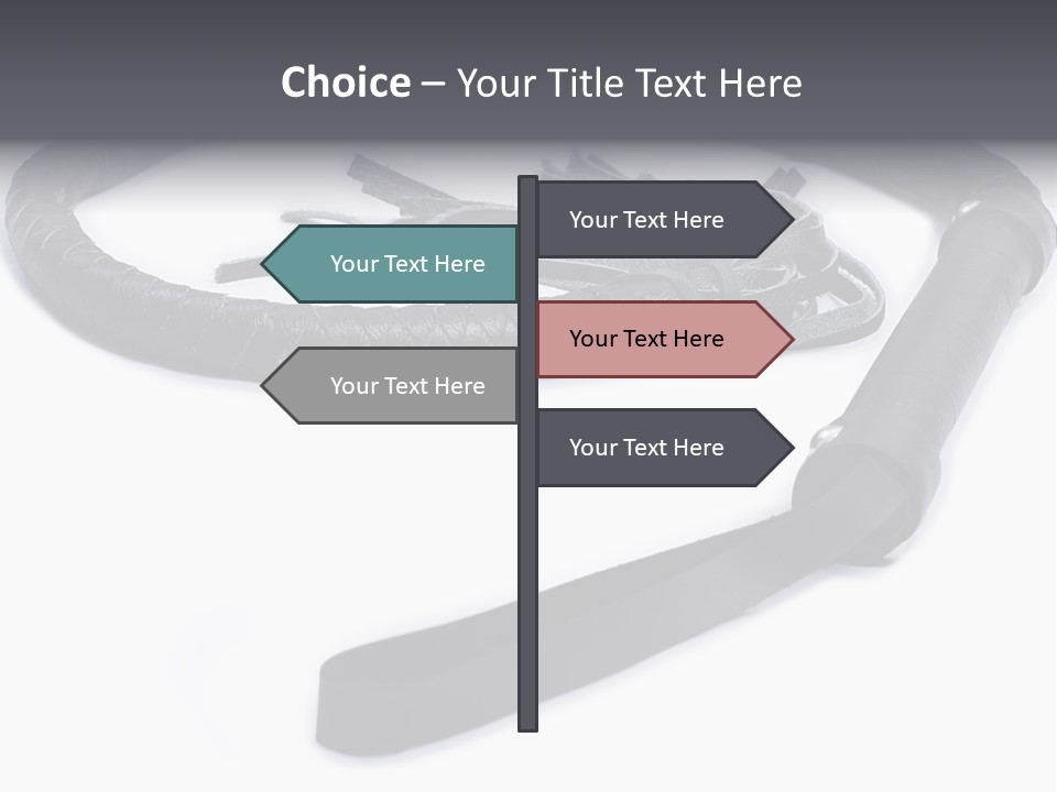 White Background Whip PowerPoint Template