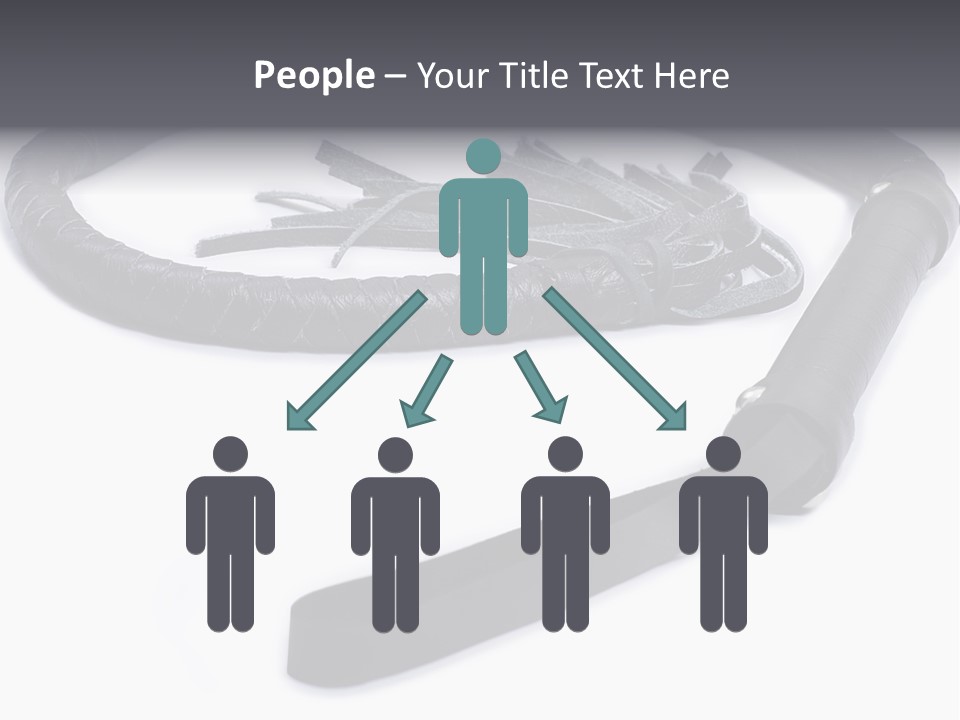 White Background Whip PowerPoint Template