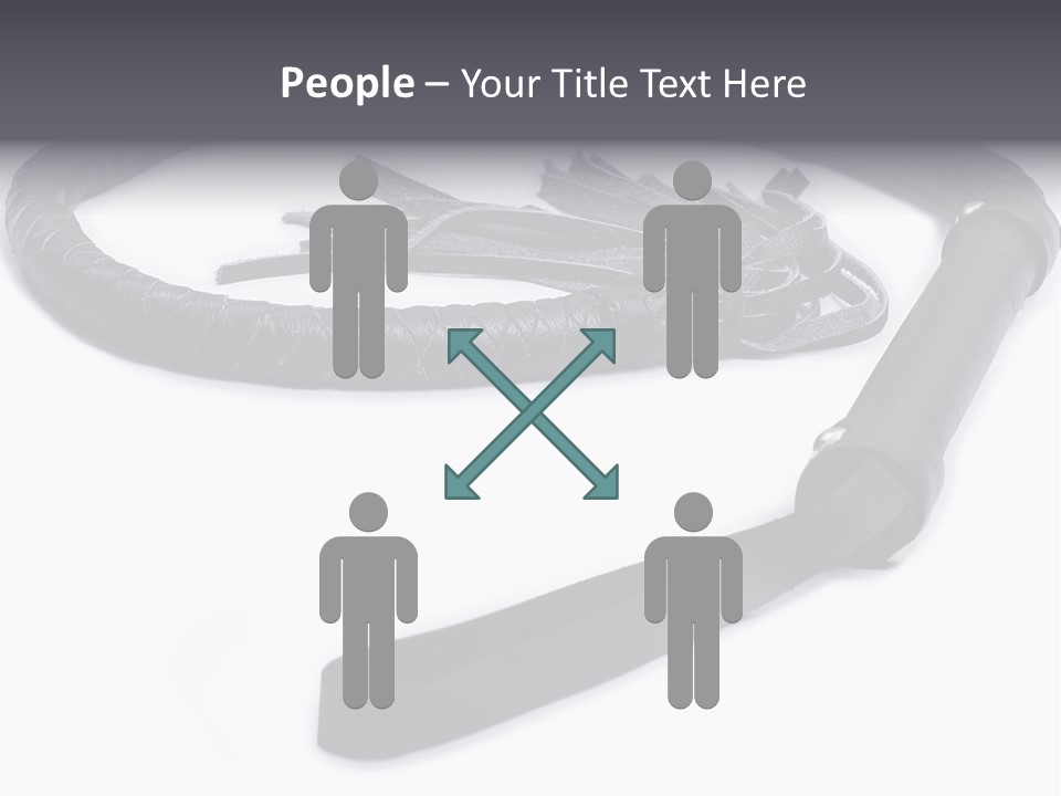 White Background Whip PowerPoint Template