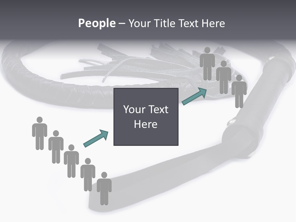 White Background Whip PowerPoint Template