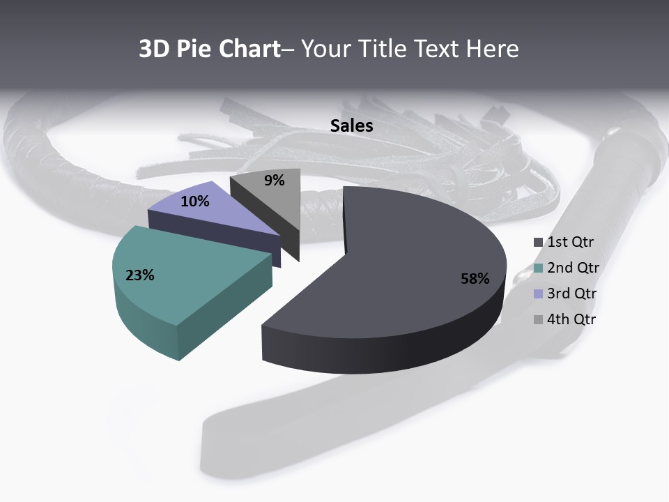 White Background Whip PowerPoint Template