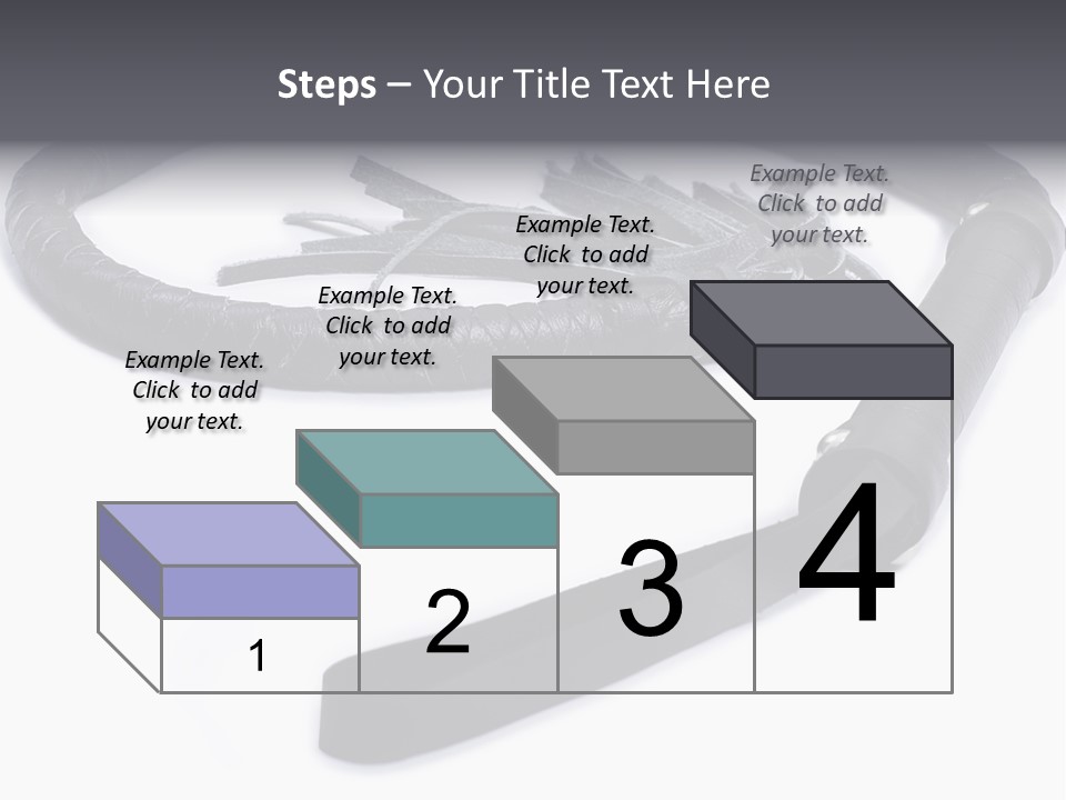 White Background Whip PowerPoint Template