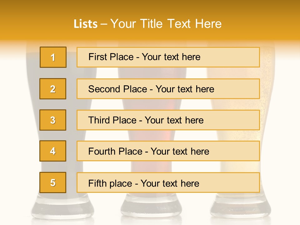 Isolated Alcohol Irish PowerPoint Template