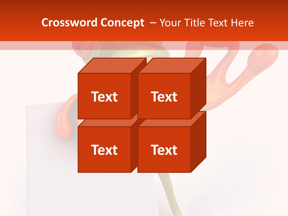 Eye Aqua Amazonian PowerPoint Template
