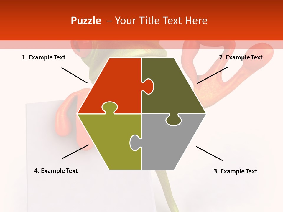 Eye Aqua Amazonian PowerPoint Template