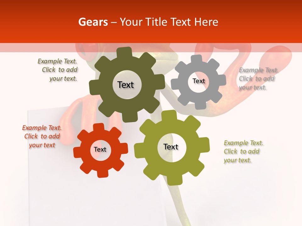 Eye Aqua Amazonian PowerPoint Template