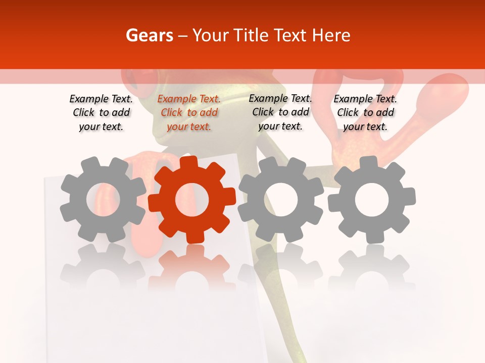 Eye Aqua Amazonian PowerPoint Template