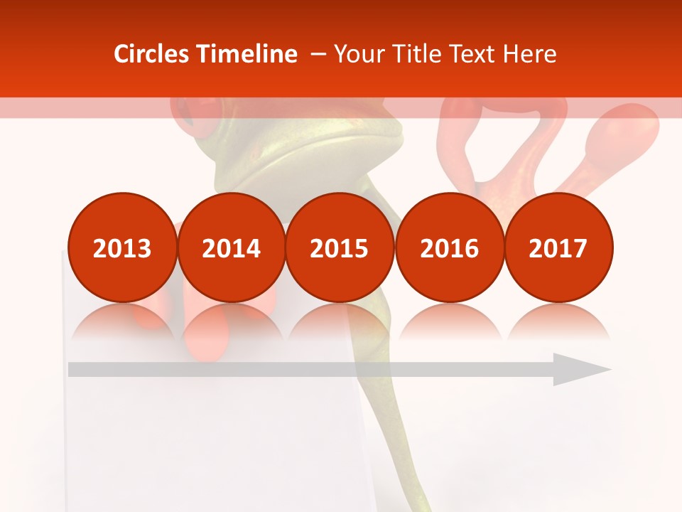 Eye Aqua Amazonian PowerPoint Template