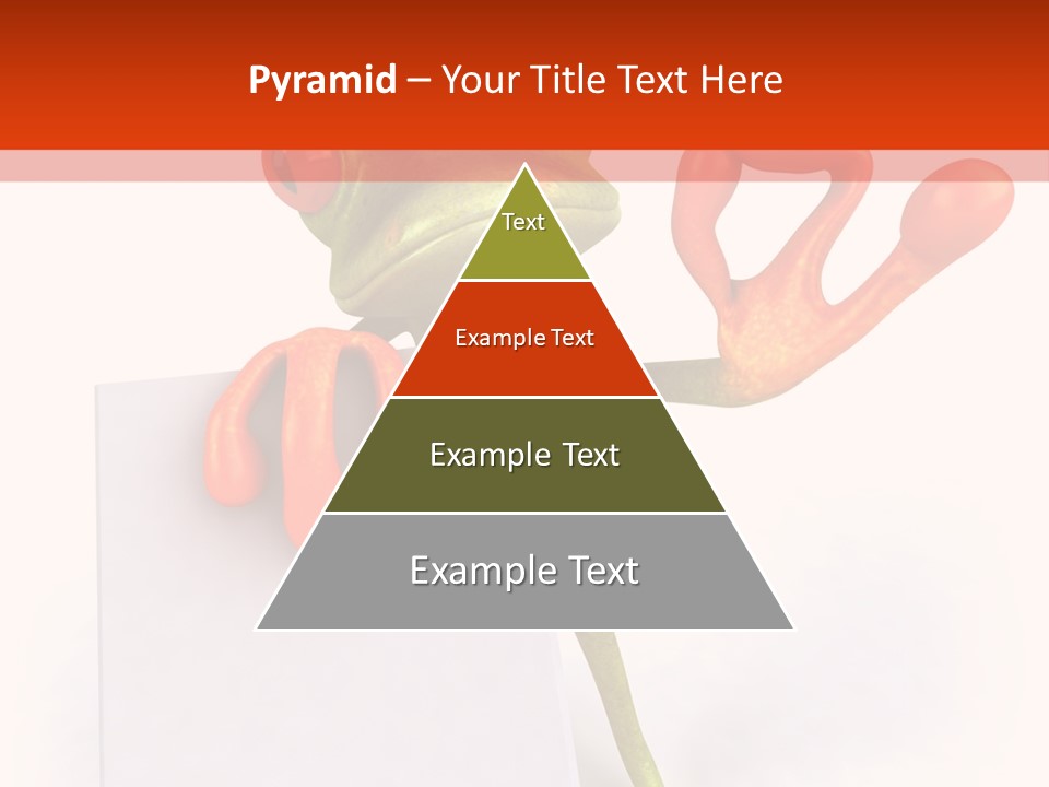 Eye Aqua Amazonian PowerPoint Template