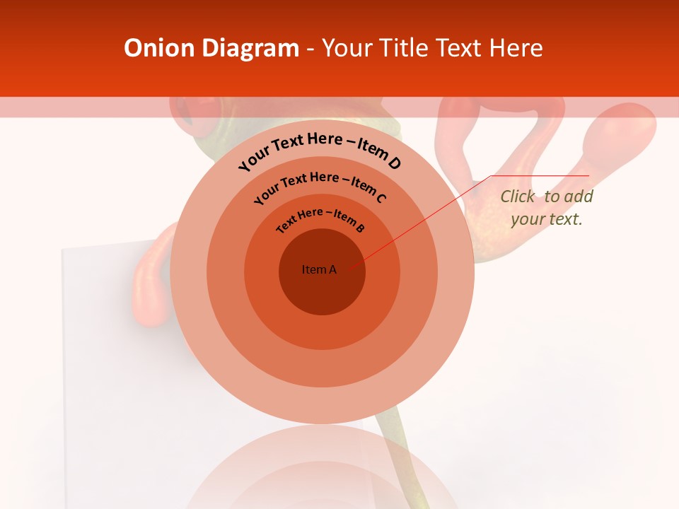 Eye Aqua Amazonian PowerPoint Template