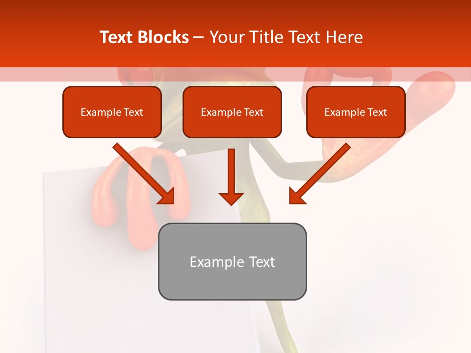 Eye Aqua Amazonian PowerPoint Template