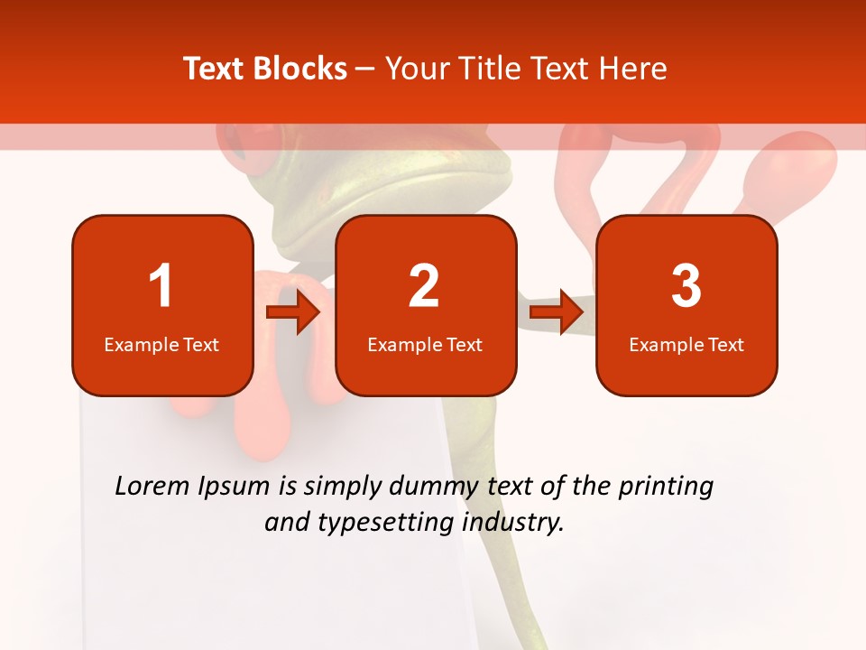 Eye Aqua Amazonian PowerPoint Template