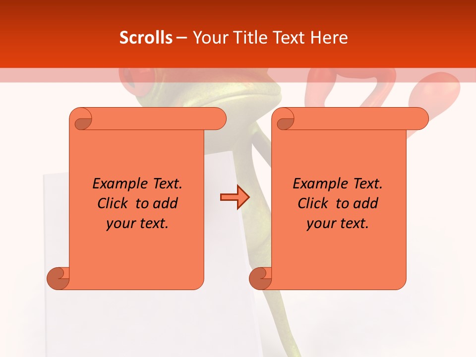 Eye Aqua Amazonian PowerPoint Template