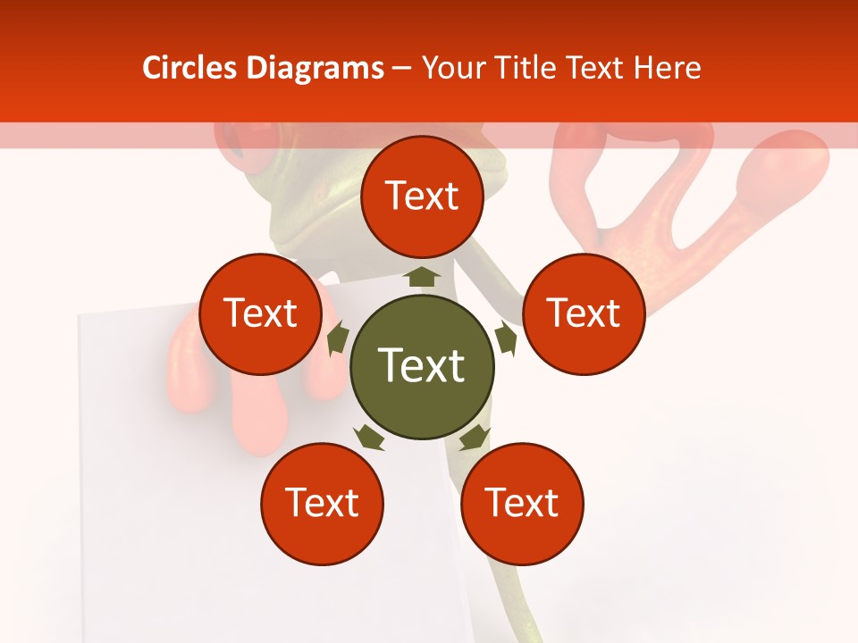 Eye Aqua Amazonian PowerPoint Template