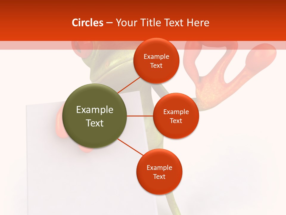 Eye Aqua Amazonian PowerPoint Template