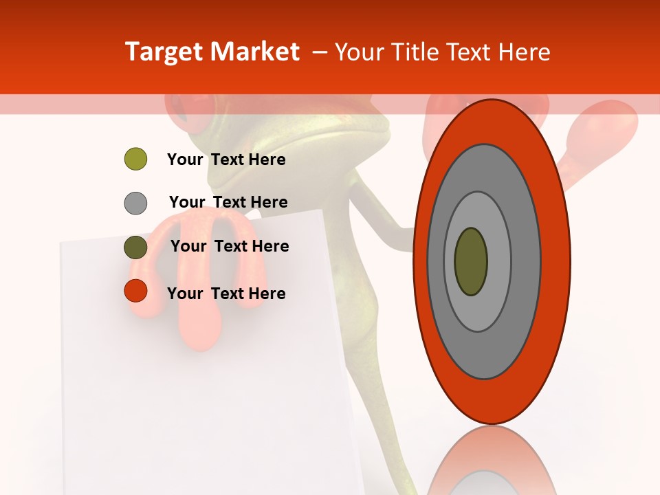 Eye Aqua Amazonian PowerPoint Template