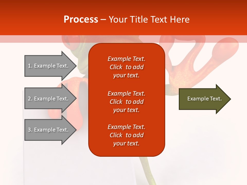 Eye Aqua Amazonian PowerPoint Template