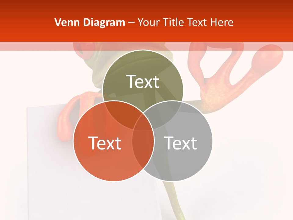 Eye Aqua Amazonian PowerPoint Template