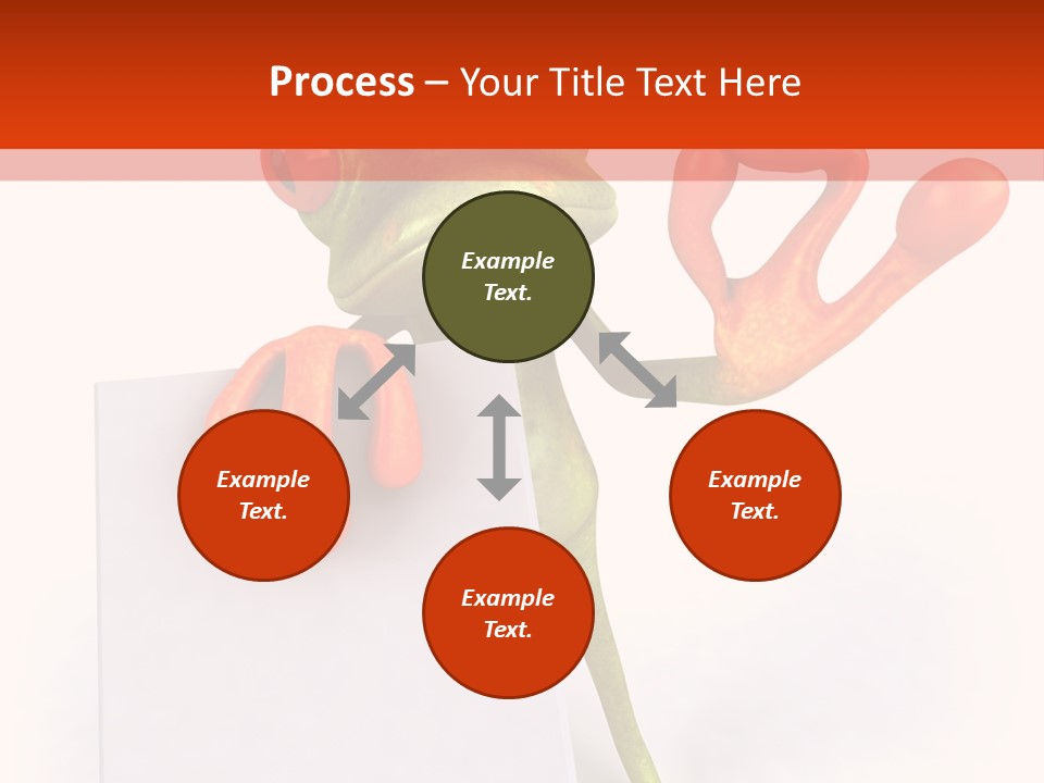 Eye Aqua Amazonian PowerPoint Template