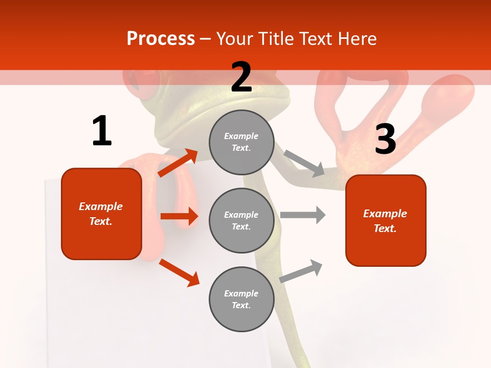 Eye Aqua Amazonian PowerPoint Template