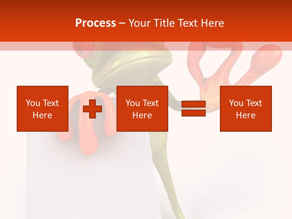 Eye Aqua Amazonian PowerPoint Template