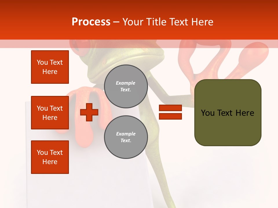 Eye Aqua Amazonian PowerPoint Template