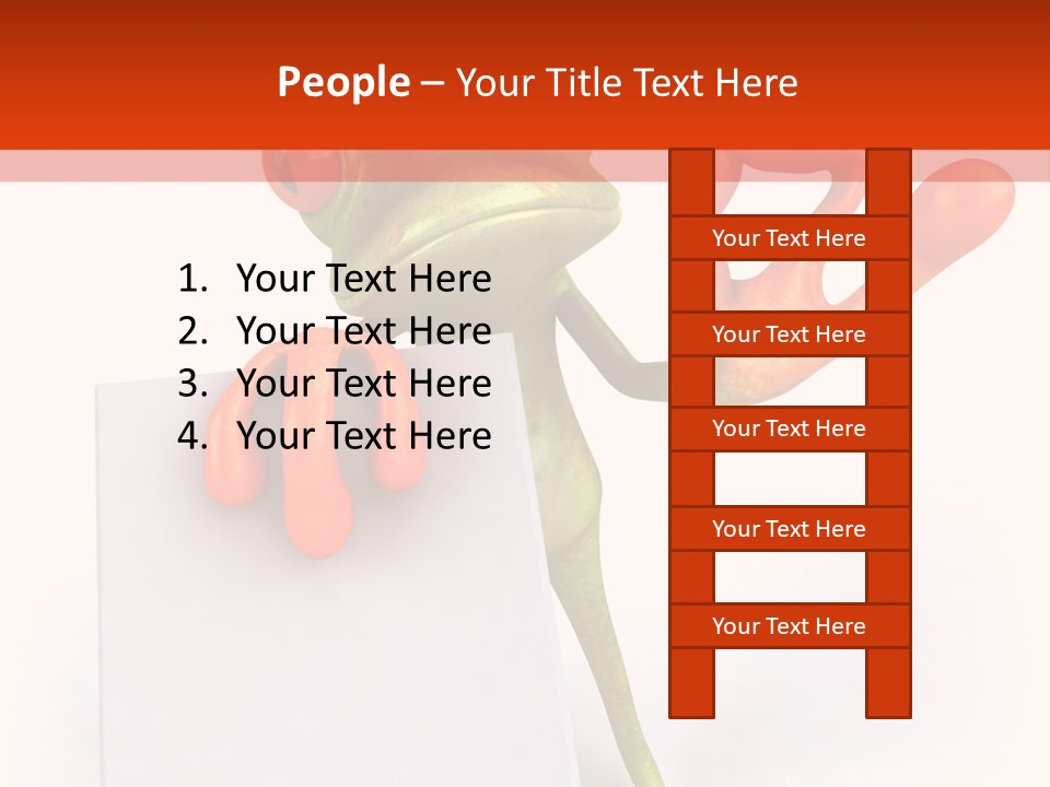 Eye Aqua Amazonian PowerPoint Template