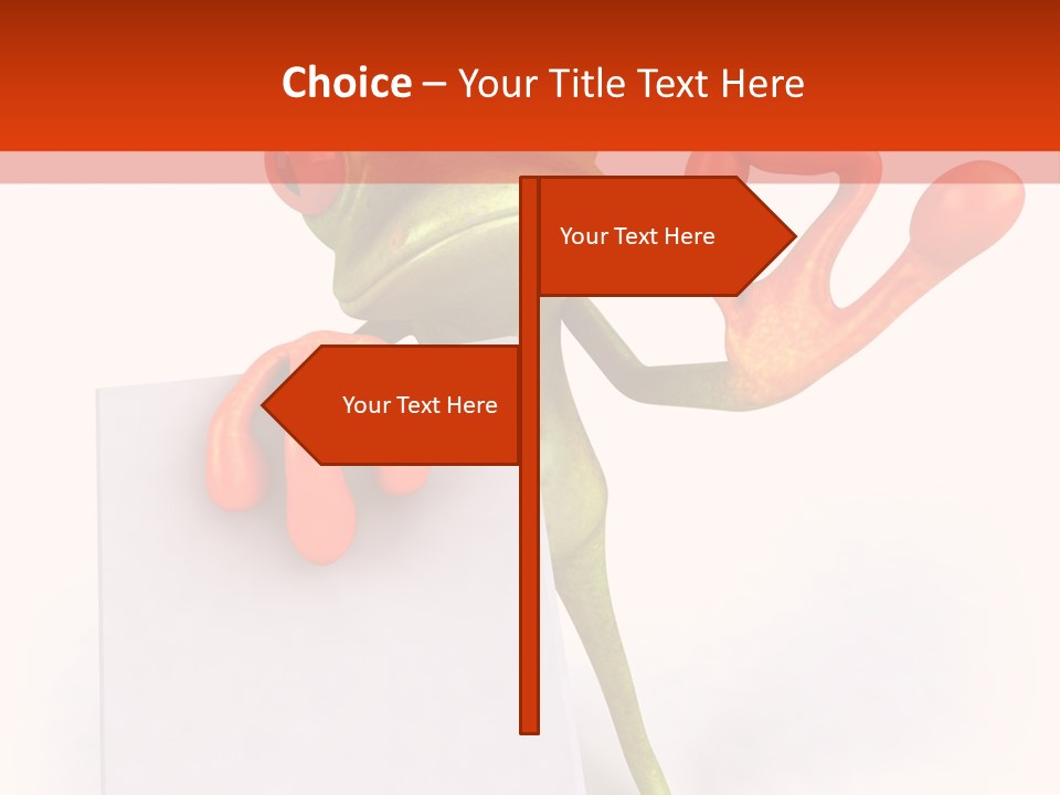 Eye Aqua Amazonian PowerPoint Template