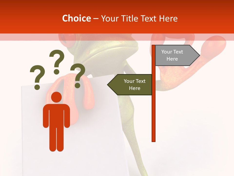 Eye Aqua Amazonian PowerPoint Template