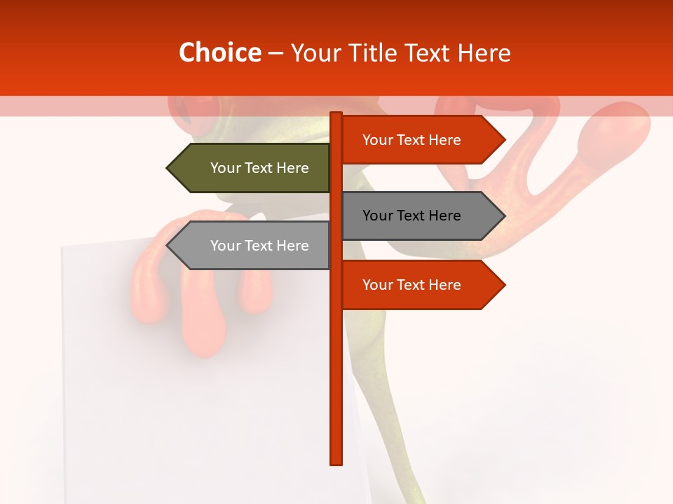 Eye Aqua Amazonian PowerPoint Template