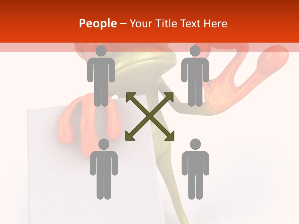 Eye Aqua Amazonian PowerPoint Template