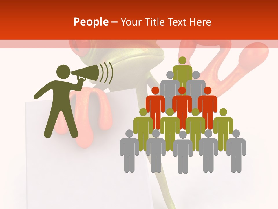 Eye Aqua Amazonian PowerPoint Template