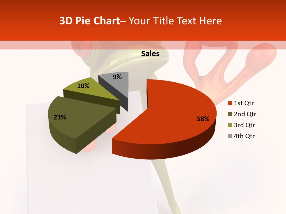 Eye Aqua Amazonian PowerPoint Template